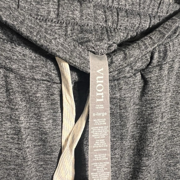 Vuori Sweatpants Mens XL Gray Ponto Performance Joggers Stretch Workout Gym - Picture 6 of 6